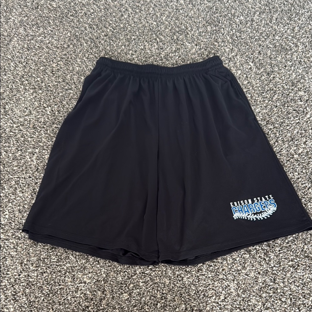 Black Chargers Men's Shorts